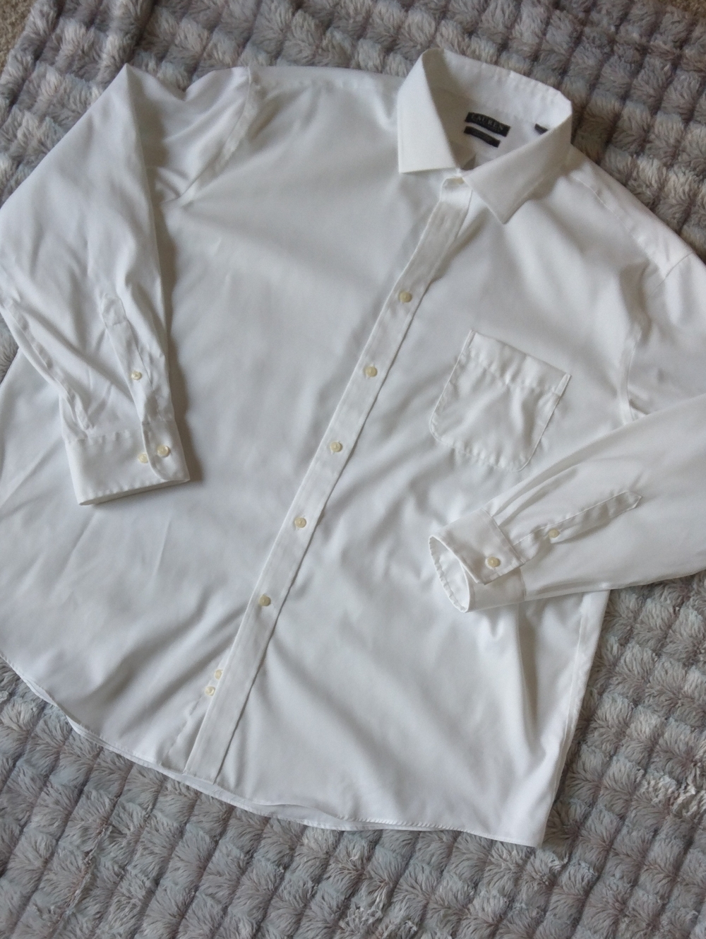 Ralph Lauren White Men's Button-Down Dress Shirt